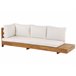 Beliani Conjunto de jardín MARETTIMO Blanco/ Beige