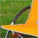 Aktive Pack 4 sillas plegables playa Naranja