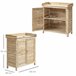 Armario de Almacenaje Madera de Abeto Outsunny Marron