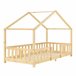 Cama infantil forma de casita con 03_0005466 Cama infantil forma de casita con 03_0005466 Pino