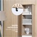 Armario Alto de Baño MDF kleankin, hogar - baño 32 Multicolor