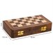 Ajedrez magnético plegable de madera Marron