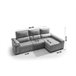 Chaise longue relax eléctrico BALTIA Gris Claro