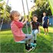 Columpio jardín infantil doble con balancín INTEX Verde