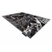 Alfombra DE LUXE moderna 622 Abstracción - Structural 240x340 Negro