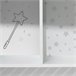 WELL HOME - Mueble infantil de almacenamiento de 2 compartimento Blanco