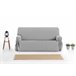 Protector Cubre Sofá Liso Royale Lazos 2 Plazas Gris