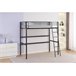 Cama alta de metal "Alora" 97x200 Cama alta de metal "Alora" 97x200 Negro