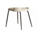 Silla de comedor tapizada en tela RITA Blanco