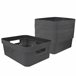 Curver Pack 6 cestas organizadoras Infinity 11L Gris