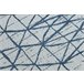 Alfombra COLOR 47278306 SISAL líneas triangulos 120x170 Azul