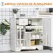 Aparador de Cocina Melamina de Madera HOMCOM, hogar - cocina 80 Blanco