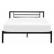 Beliani Cama Acero CUSSET 147x209 Blanco
