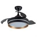 Ventilador De Techo Metal Serie Nalon Negro