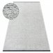 Alfombra FLORENCE 24021 glamour tejido plano flecos 135x190 Gris Claro