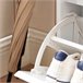 Banco Zapatero con 1 Solapa y 2 Compartimentos FSR119-W SoBuy Blanco