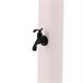 Starmatrix RIO Ducha solar curvada de polietileno 22 litros 2,26m Blanco