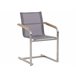 Beliani Conjunto de comedor MALETTO/COSOLETO Blanco/ Gris