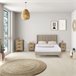 Estructura de Cama tapizada Esther 90x190 Beige