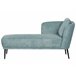 Beliani Chaise longue Poliéster ARTHEZE Azul