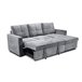 Sofa Cama Chaise Longue Pau Gris Claro