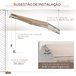 Toldo Manual Retráctil Poliéster 295x200 Crudo