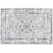 Alfombra de diseño vintage 80x150 Gris