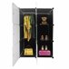 Armario Vestidor Cube Personalizable Boxed Basic Nyana Home 6 Cubos 75 Negro