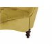 Beliani Chaise longue Terciopelo MURET Mostaza