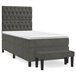 Cama box spring 100x200 Gris Oscuro