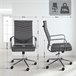 Silla de oficina - Canby - Simil cuero Gris