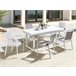 Beliani Conjunto de comedor VALCANETTO/BUSSETO Beliani Conjunto de comedor VALCANETTO/BUSSETO Blanco/ Gris