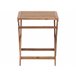Beliani Conjunto bistro PARAGGI Madera Clara