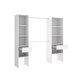 Vestidor Suit columnas + cajones Vestidor Suit columnas + cajones Blanco