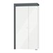 Armario 2 puertas con LED Teo 197 Blanco