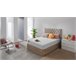 Colchón PEGASUS 8K BULTEX de material celular + canapé gratis Pikolin color wengué 