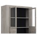 Vitrina 4 puertas BOSTON roble y gris Roble Gris