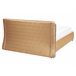 Beliani Cama LED Piel PARIS 195x228 Dorado