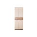 Zapatero JACKY 4 puertas 1 cajón Blanco/ Madera