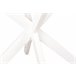 Mesa de cocina extensible ELIPSE 100/130x100cm Blanco