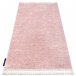 Alfombra BERBER 9000 Franjas Bereber Marroquí Shaggy 180x270 Rosa