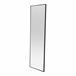 Espejo para puerta Lesina con 2 ganchos aluminio 37x2 Negro