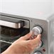 Mini Horno Eléctrico Metal, Acero Inoxidable HOMCOM Plateado