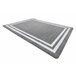 Alfombra HAMPTON cuadro 160x220 Gris