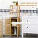 Armario de Baño Bambú kleankin, hogar - muebles de dormitorio Marron