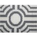 Beliani Alfombra de exterior BIDAR 90x180 Gris Oscuro