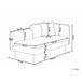 Beliani Chaise longue Bouclé CHEVANNES Beige