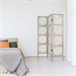 WELL HOME - Pantalla en madera Etnik con estampados Blanco