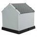 Caseta de Resina para Perros Thinia Home Negro/ Gris