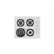 Placa cristal gas CORBERÓ CPCGY2314W 4 zonas 60cm blanco Blanco